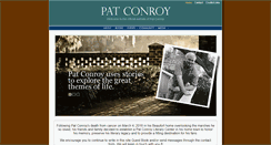 Desktop Screenshot of patconroy.com
