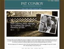 Tablet Screenshot of patconroy.com